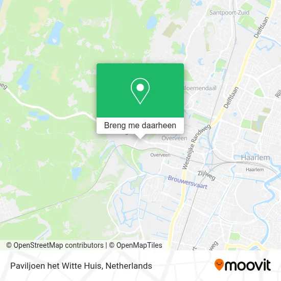 Paviljoen het Witte Huis kaart