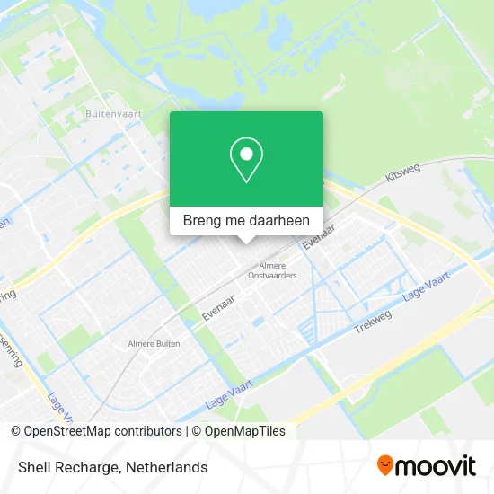 Shell Recharge kaart