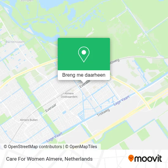 Care For Women Almere kaart