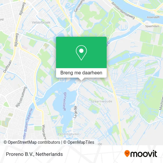 Proreno B.V. kaart