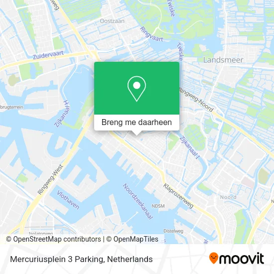 Mercuriusplein 3 Parking kaart