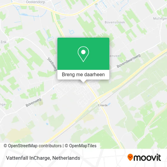 Vattenfall InCharge kaart