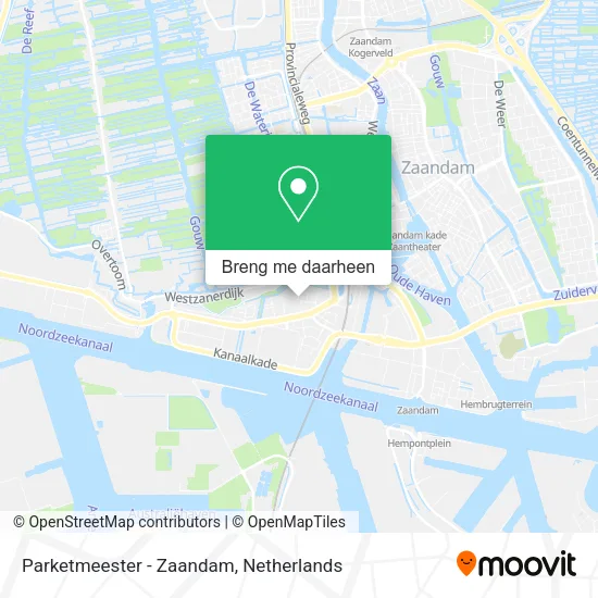 Parketmeester - Zaandam kaart