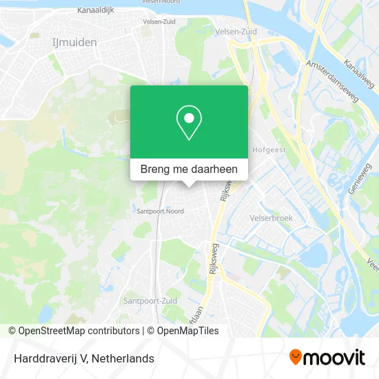 Harddraverij V kaart