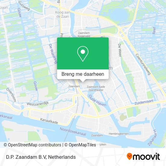 D.P. Zaandam B.V kaart