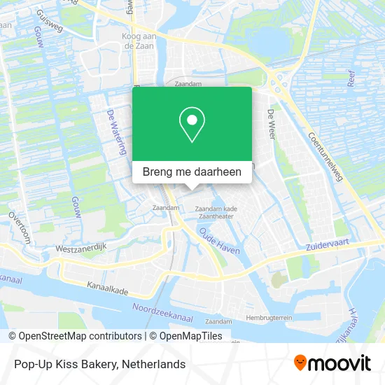 Pop-Up Kiss Bakery kaart