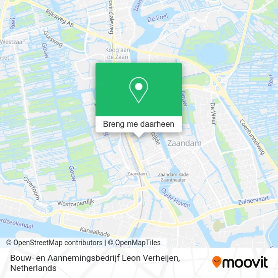 Bouw- en Aannemingsbedrijf Leon Verheijen kaart