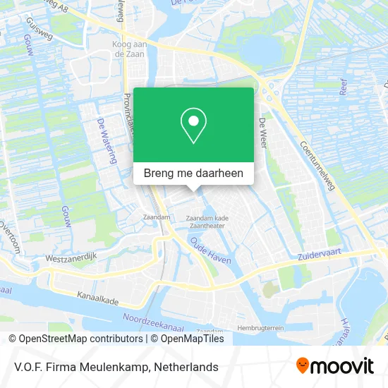 V.O.F. Firma Meulenkamp kaart