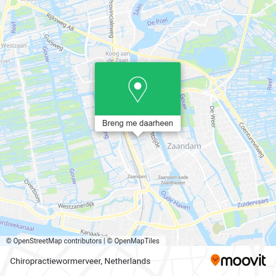 Chiropractiewormerveer kaart