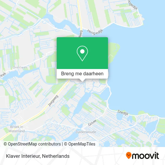 Klaver Interieur kaart