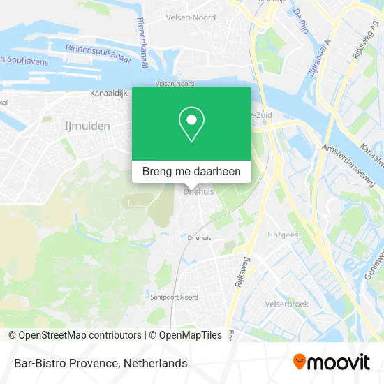 Bar-Bistro Provence kaart