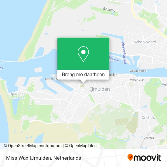 Miss Wax IJmuiden kaart