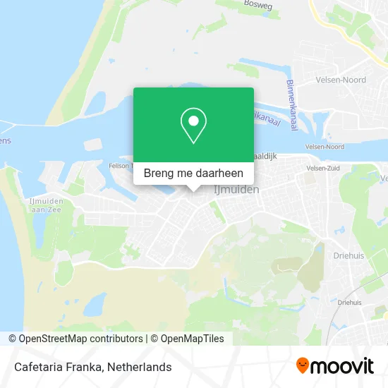 Cafetaria Franka kaart