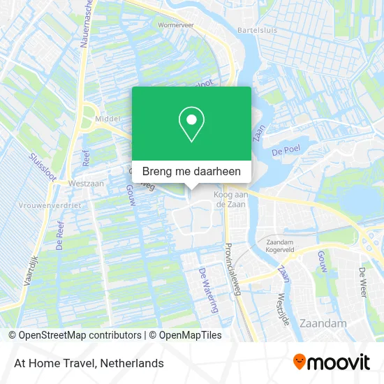 At Home Travel kaart