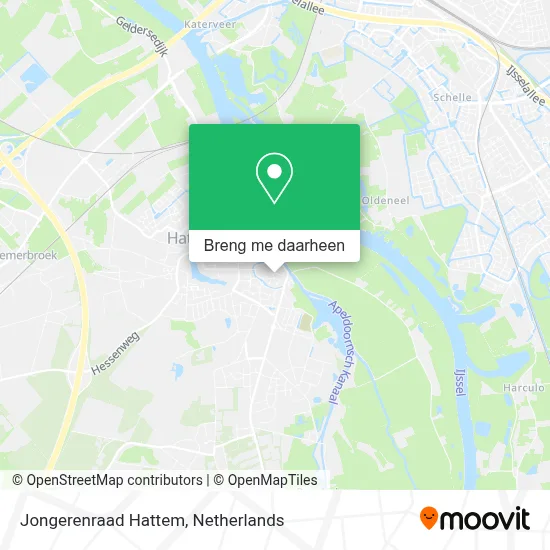 Jongerenraad Hattem kaart