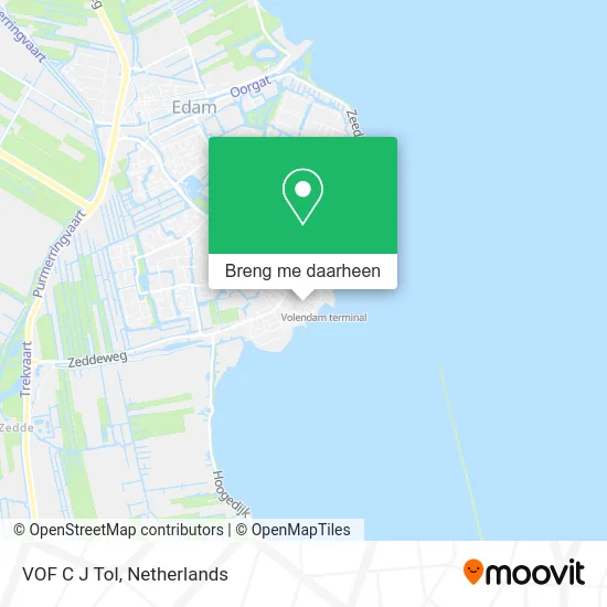 VOF C J Tol kaart