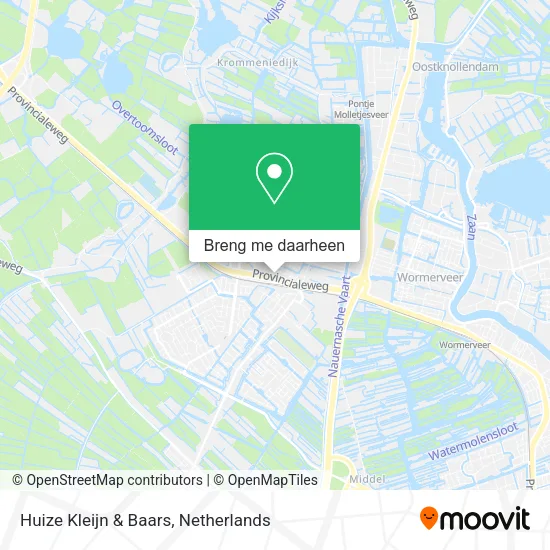 Huize Kleijn & Baars kaart