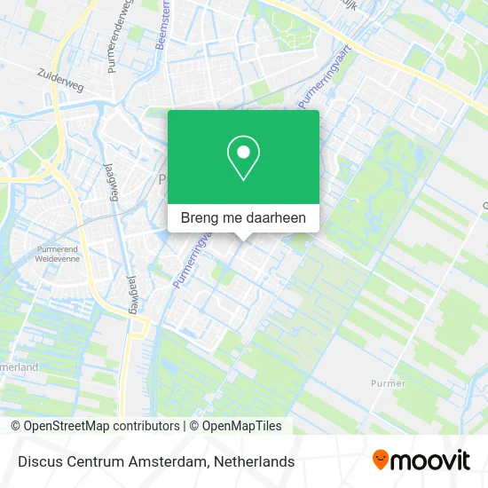 Discus Centrum Amsterdam kaart