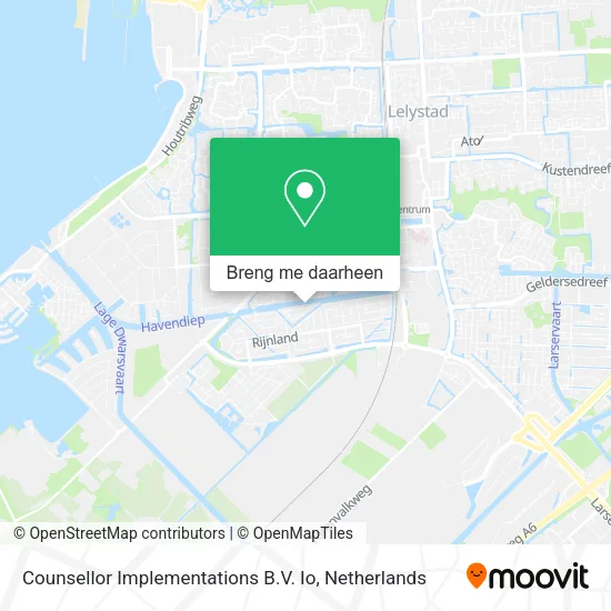 Counsellor Implementations B.V. Io kaart