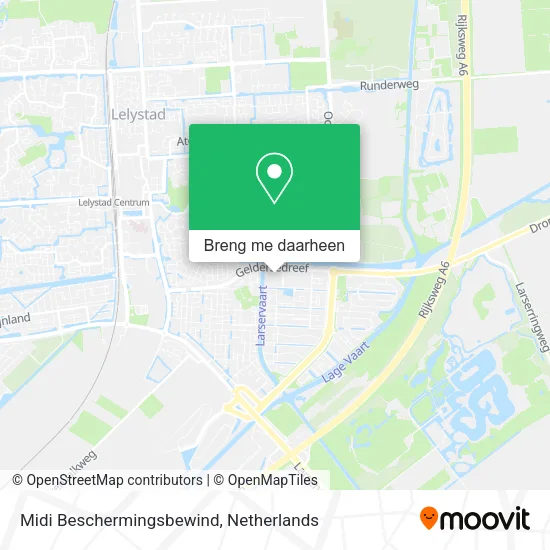 Midi Beschermingsbewind kaart