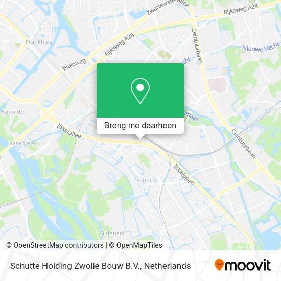 Schutte Holding Zwolle Bouw B.V. kaart