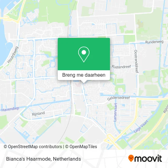 Bianca's Haarmode kaart