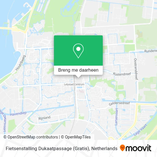 Fietsenstalling Dukaatpassage (Gratis) kaart