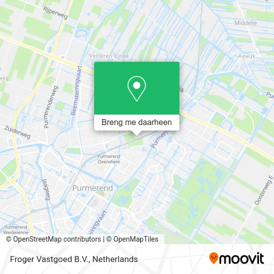 Froger Vastgoed B.V. kaart