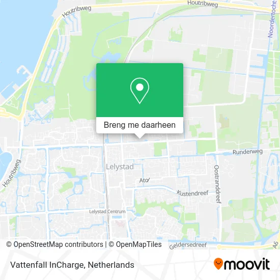 Vattenfall InCharge kaart