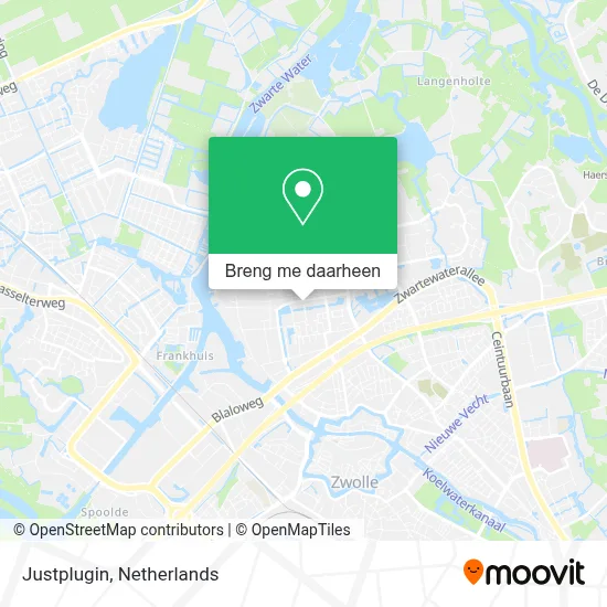 Justplugin kaart