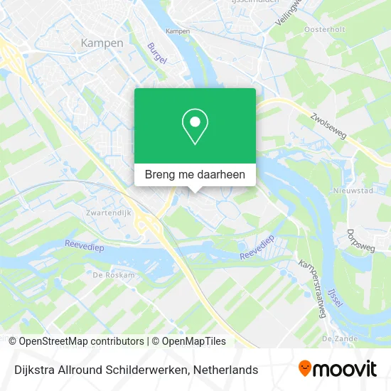 Dijkstra Allround Schilderwerken kaart