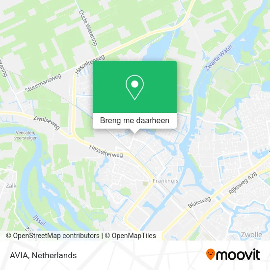 AVIA kaart
