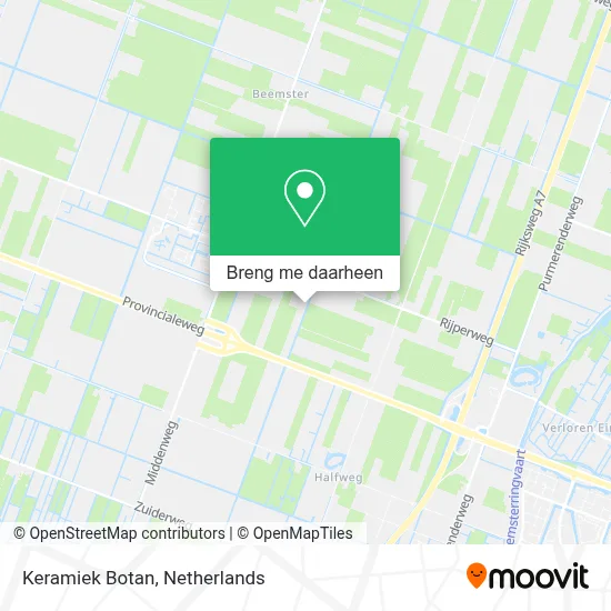 Keramiek Botan kaart