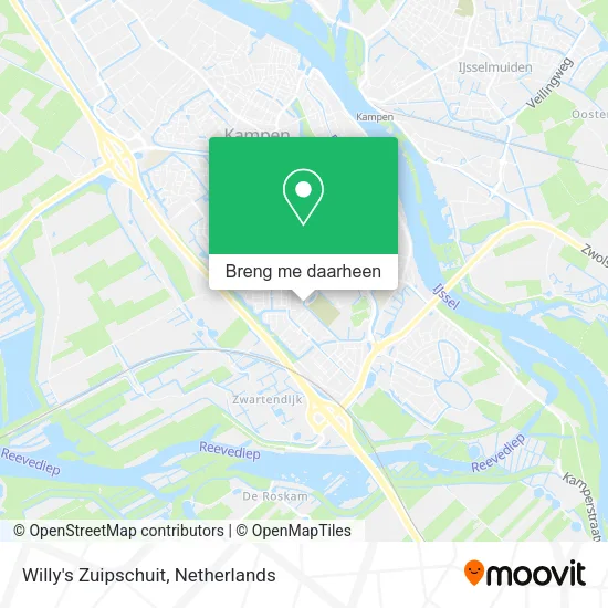 Willy's Zuipschuit kaart
