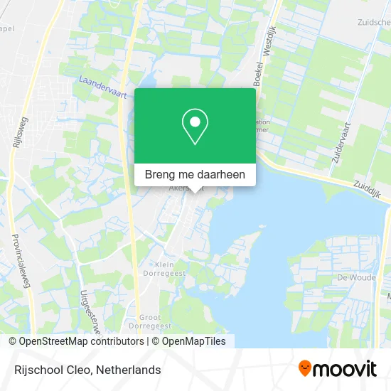 Rijschool Cleo kaart