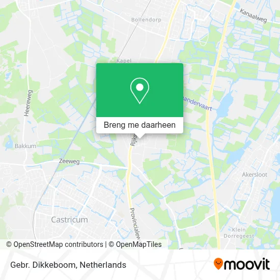 Gebr. Dikkeboom kaart