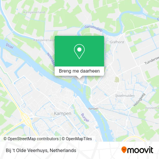 Bij 't Olde Veerhuys kaart