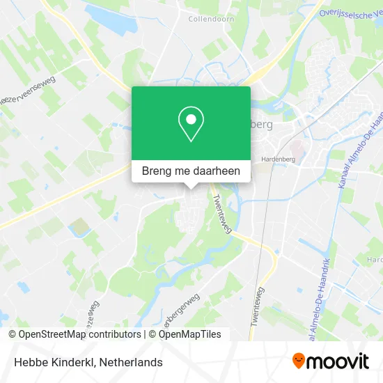 Hebbe Kinderkl kaart