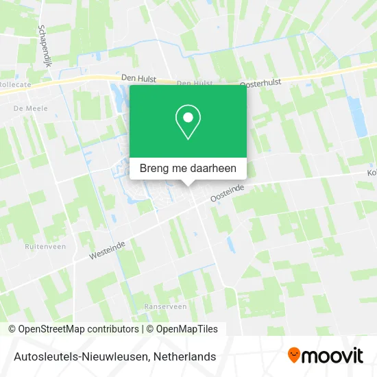 Autosleutels-Nieuwleusen kaart