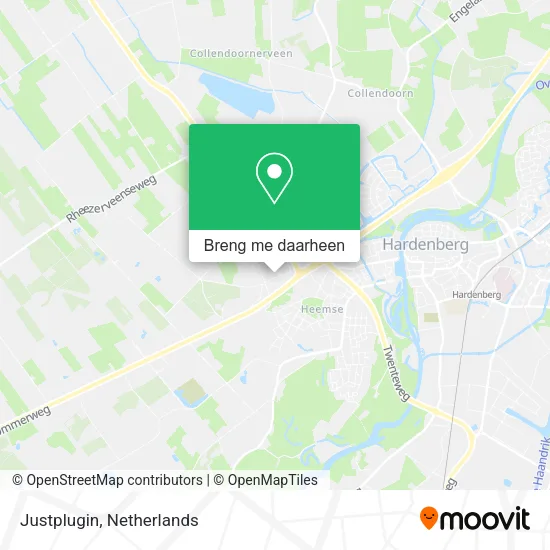 Justplugin kaart