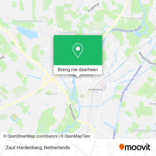 Zaut Hardenberg kaart