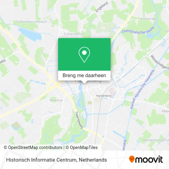 Historisch Informatie Centrum kaart
