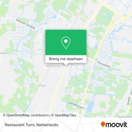 Restaurant Tumi kaart