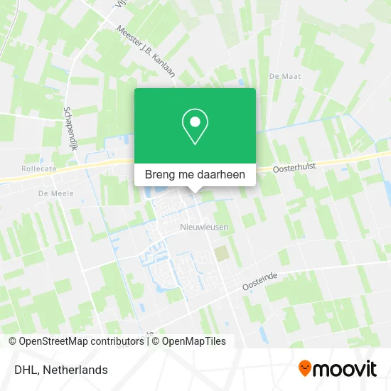 DHL kaart