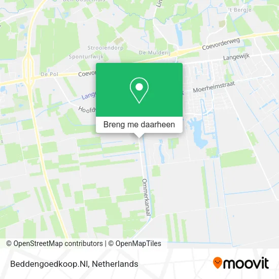 Beddengoedkoop.Nl kaart