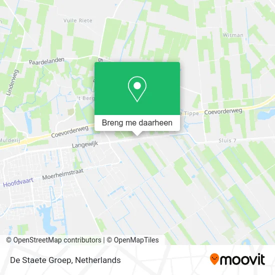 De Staete Groep kaart