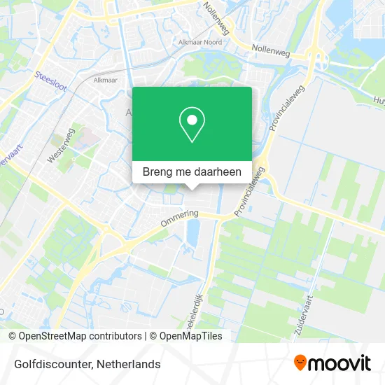 Golfdiscounter kaart