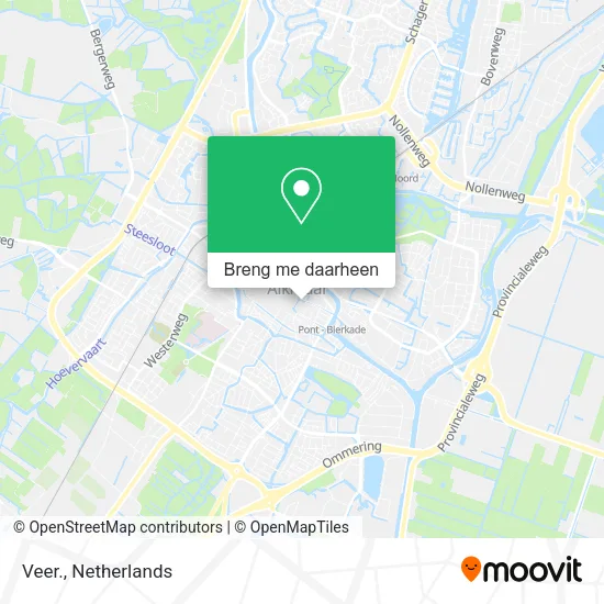 Veer. kaart