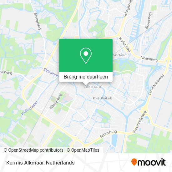 Kermis Alkmaar kaart