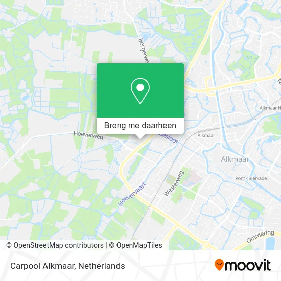 Carpool Alkmaar kaart